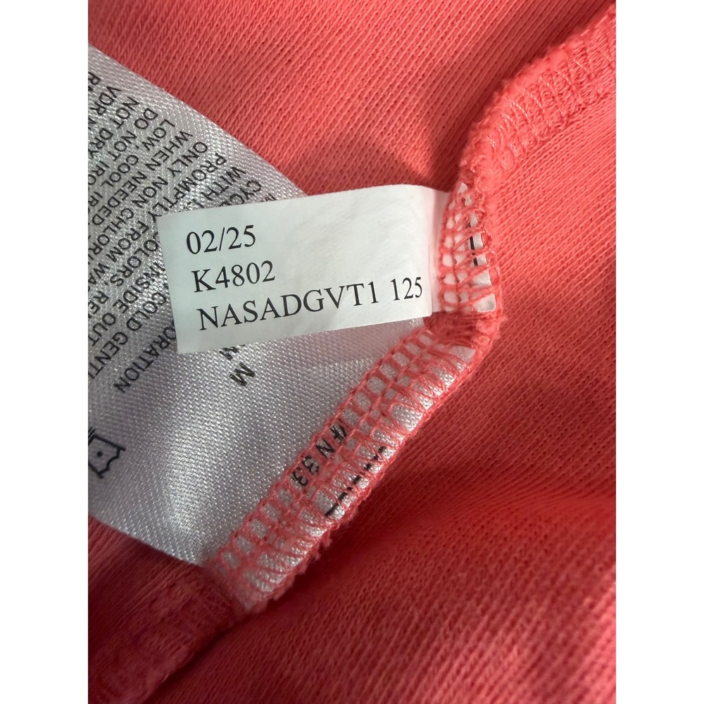 Nautica Mens Coral Pink Short Sleeve Cotton Polo Shirt Navy Tipping Size M - Picture 9 of 9